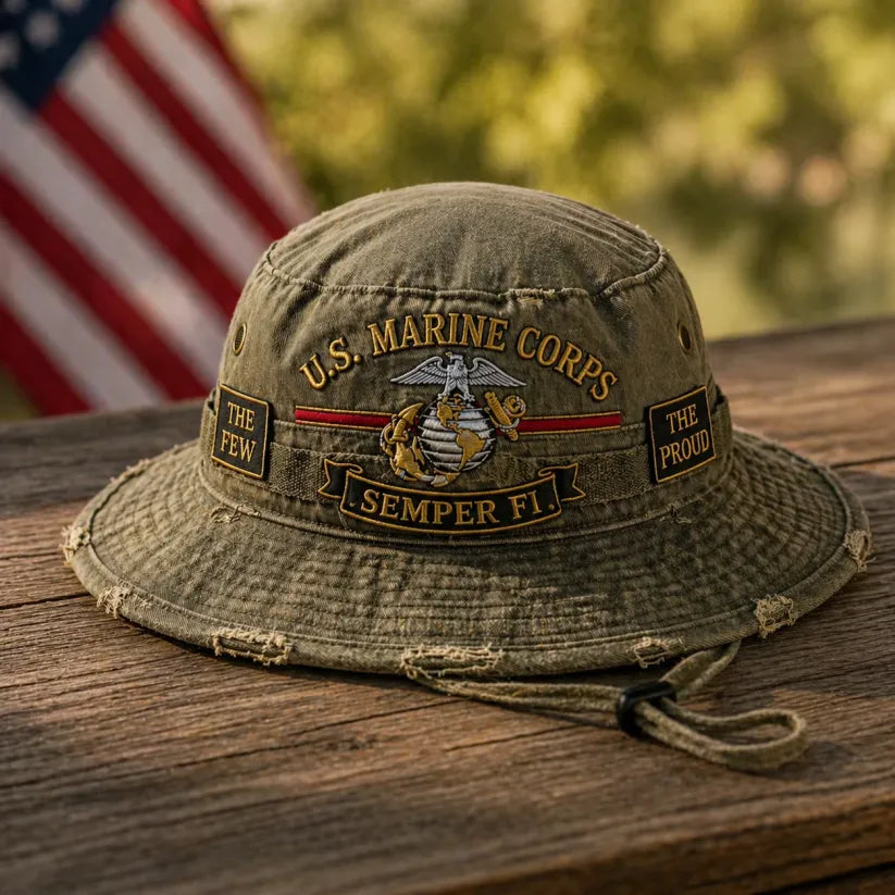 Veteran‘s Day Best Gift🌹 - U.S. Military Heritage "Semper Fi" Boonie Hat🎁Buy 2 Free Shipping