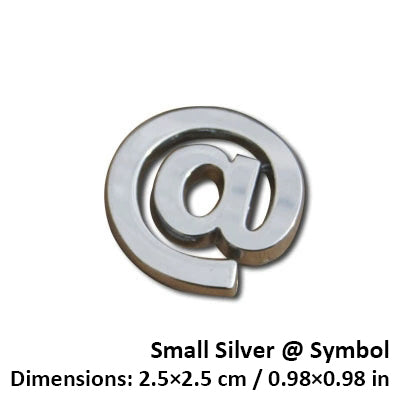 Metal car English letter car stickers personalized modification