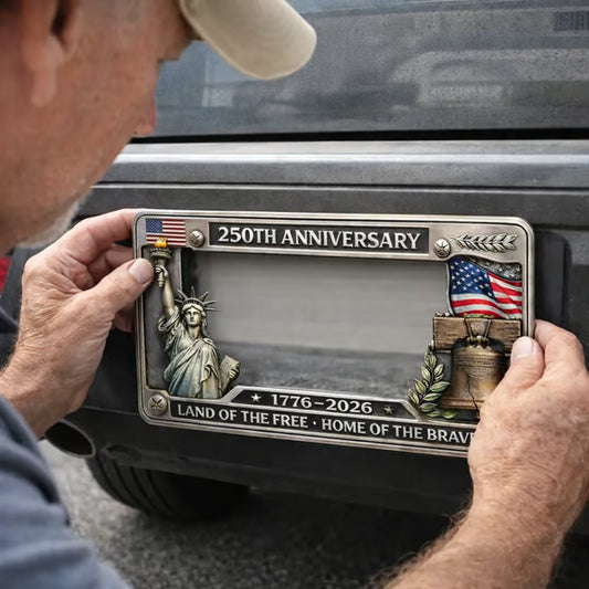 🔥LAST DAY 50% OFF-🦅250th Anniversary Commemorative License Plate Frame