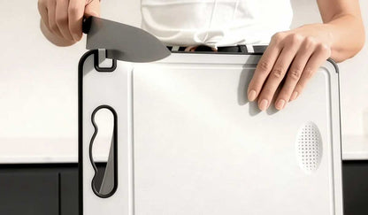 Pure Titanium Cutting Board - Cut clean, cook safer
