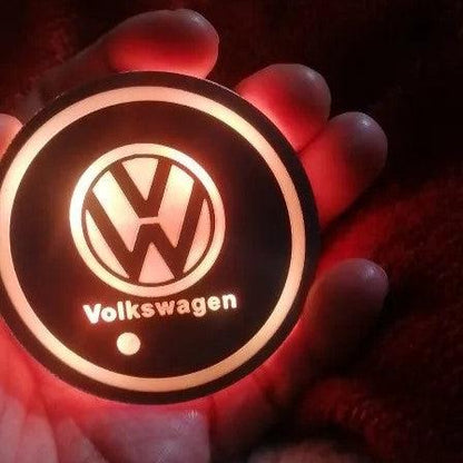 Car Illuminated Colorful LED Cup Mat