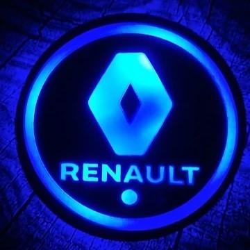 Car Illuminated Colorful LED Cup Mat