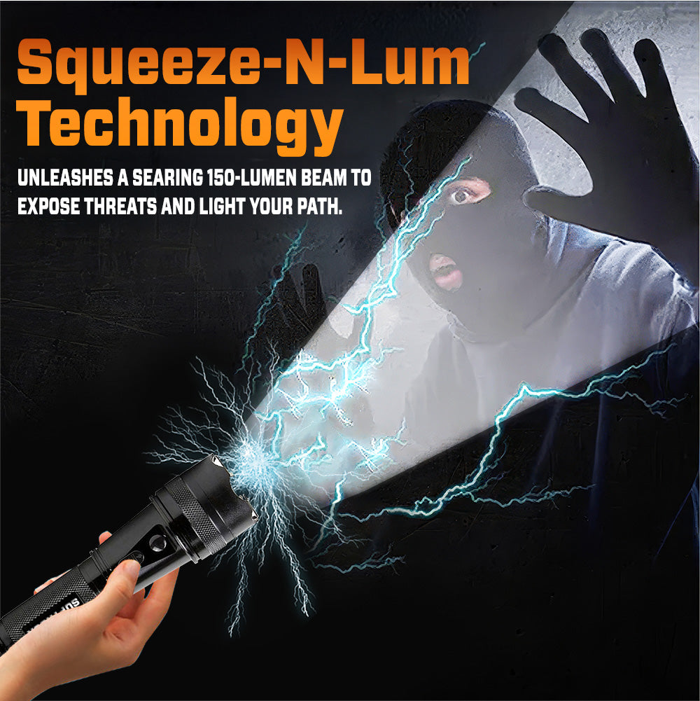 💥 2026 Upgrade 75% OFF ️🔦 VoltGuard X95 2in1 Stun Flashlight ⚡ Light in Dark, Power in Danger