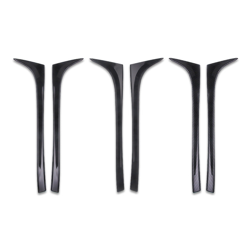 Rear window spoiler side wing decorative cover for Volkswagen Golf 7 7.5 MK7 MK7.5 14-18