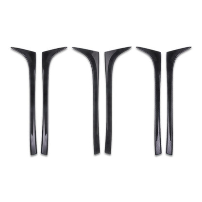Rear window spoiler side wing decorative cover for Volkswagen Golf 7 7.5 MK7 MK7.5 14-18