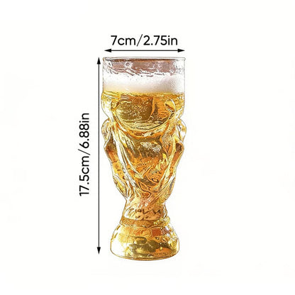 💥Limited Time Discount:⚽ Soccer Trophy Beer Glass — Celebrate your win. One sip at a time. 🏆🍺