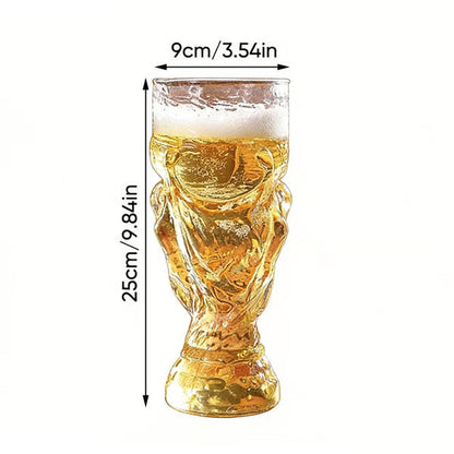 💥Limited Time Discount:⚽ Soccer Trophy Beer Glass — Celebrate your win. One sip at a time. 🏆🍺