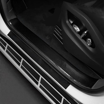 3D Carbon Fiber Car Sticker Protector Strip Car Door Sill Side Mirror Anti Scratch tape Waterproof Protect Film