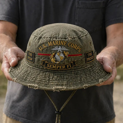 Veteran‘s Day Best Gift🌹 - U.S. Military Heritage "Semper Fi" Boonie Hat🎁Buy 2 Free Shipping
