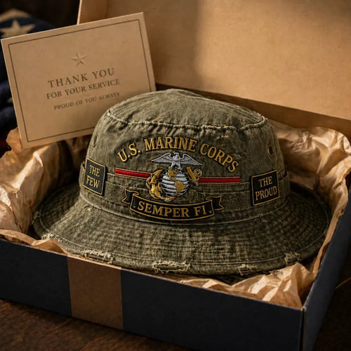 Veteran‘s Day Best Gift🌹 - U.S. Military Heritage "Semper Fi" Boonie Hat🎁Buy 2 Free Shipping