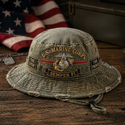 Veteran‘s Day Best Gift🌹 - U.S. Military Heritage "Semper Fi" Boonie Hat🎁Buy 2 Free Shipping