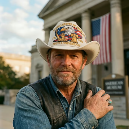 ⚡️Last Day 49% OFF - 250 Years Later — Still Standing™ Patriotic Cowboy Hat