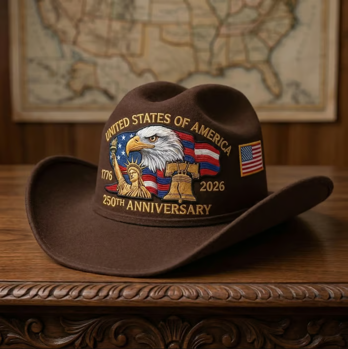 ⚡️Last Day 49% OFF - 250 Years Later — Still Standing™ Patriotic Cowboy Hat