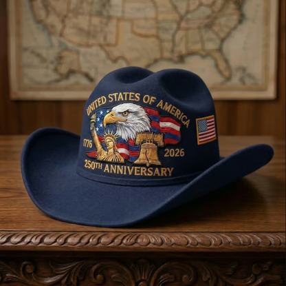 ⚡️Last Day 49% OFF - 250 Years Later — Still Standing™ Patriotic Cowboy Hat