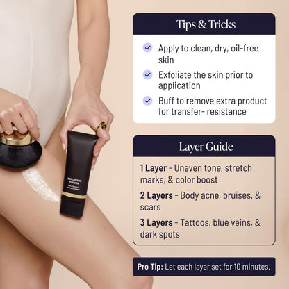 🔥Body Makeup Concealer Twin Pack – Waterproof Body Makeup Concealer for Scars & Tattoos