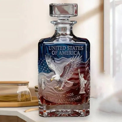 Limited Edition 2026 USA 250th Anniversary Commemorative Glass – 1776-2026 Heritage Edition