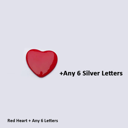 Metal car English letter car stickers personalized modification