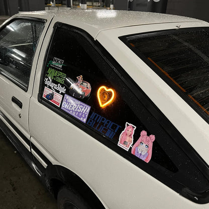Car LED window lights