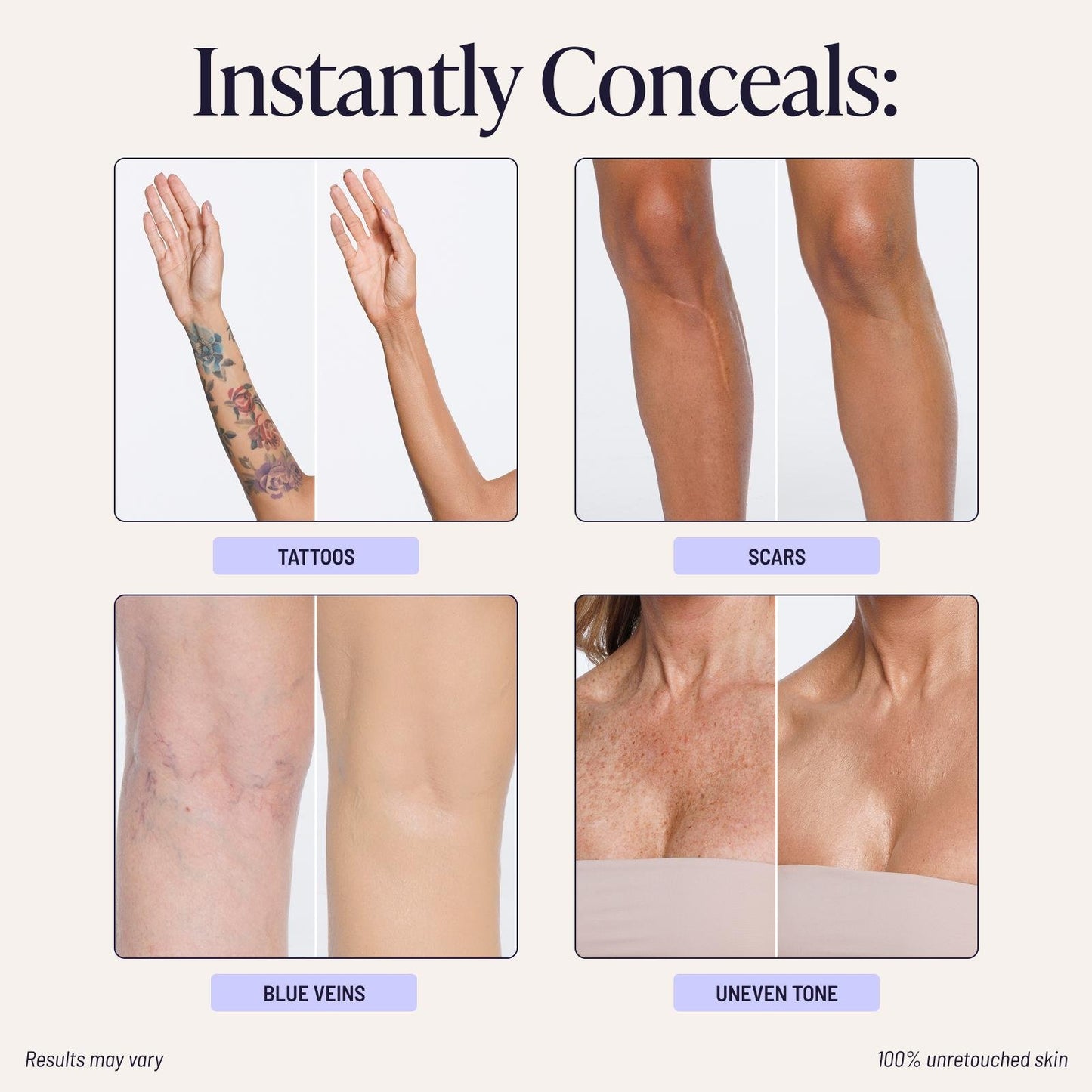 🔥Body Makeup Concealer Twin Pack – Waterproof Body Makeup Concealer for Scars & Tattoos