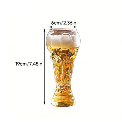 💥Limited Time Discount:⚽ Soccer Trophy Beer Glass — Celebrate your win. One sip at a time. 🏆🍺